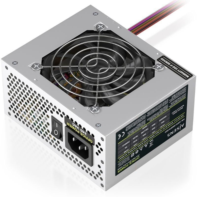 Fonte de Alimentação SFX Aisens Aspc-500sfx-seo / 500W / Ventoinha 8cm