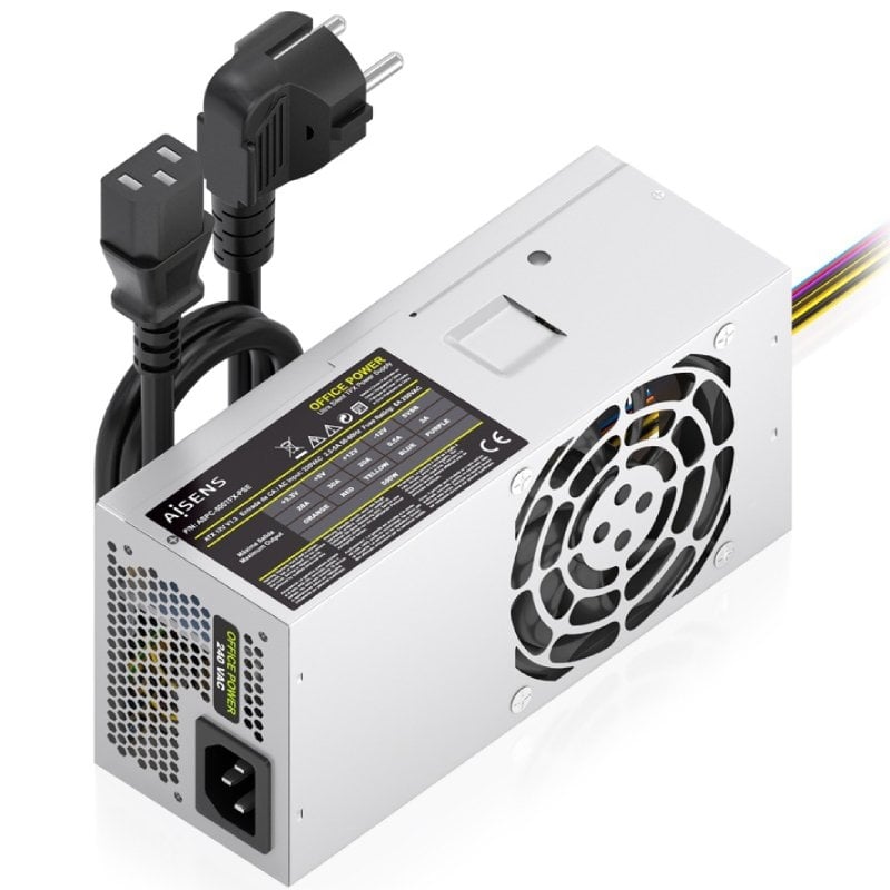 Fonte de Alimentação TFX Aisens Aspc-500tfx-pse / 500 W / Ventilador de 8 Cm