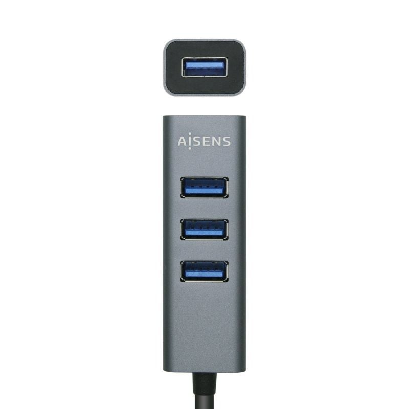 Hub USB Tipo C Aisens A109-0508 / 4xusb