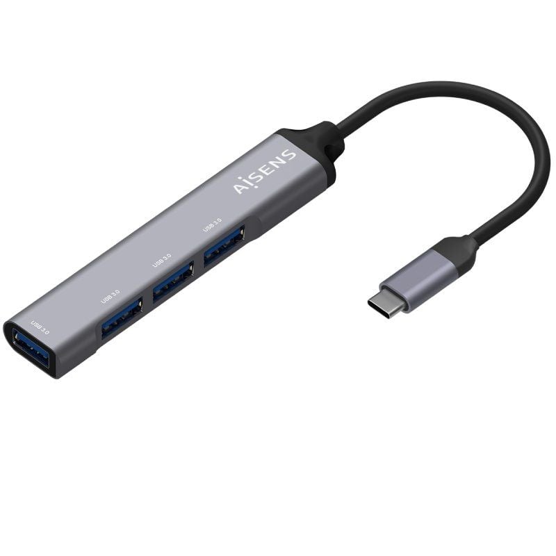 Hub USB Tipo C Aisens A109-0541 / 4xusb