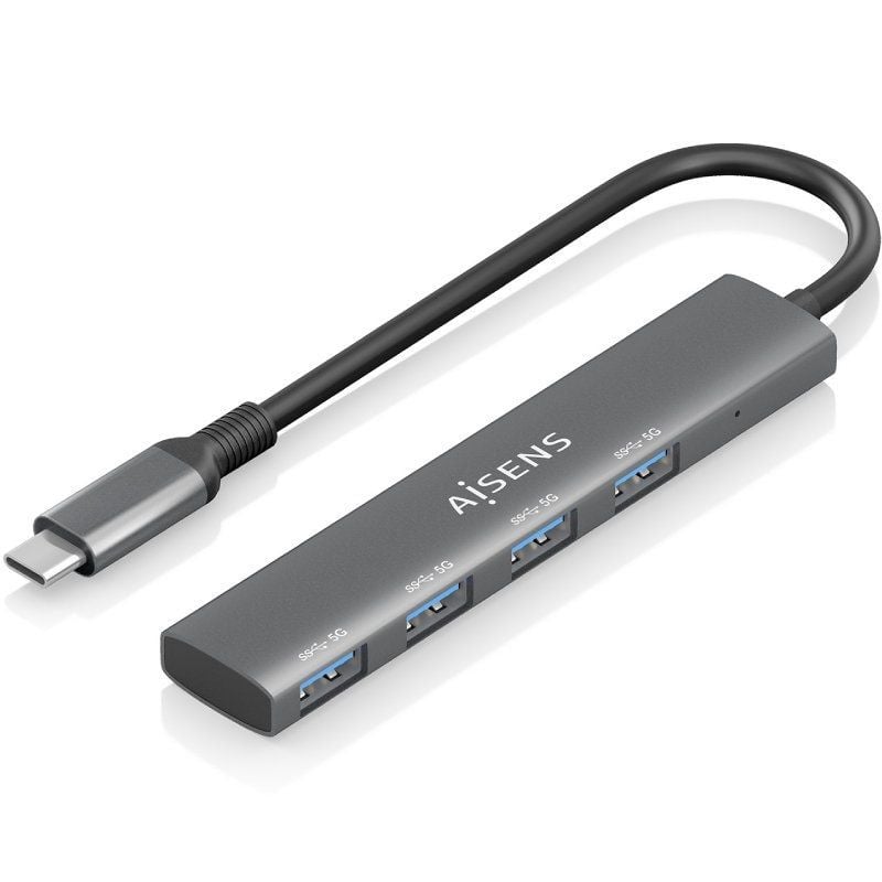 Hub USB Tipo C 3.0 Aisens A106-0540 / 4xusb