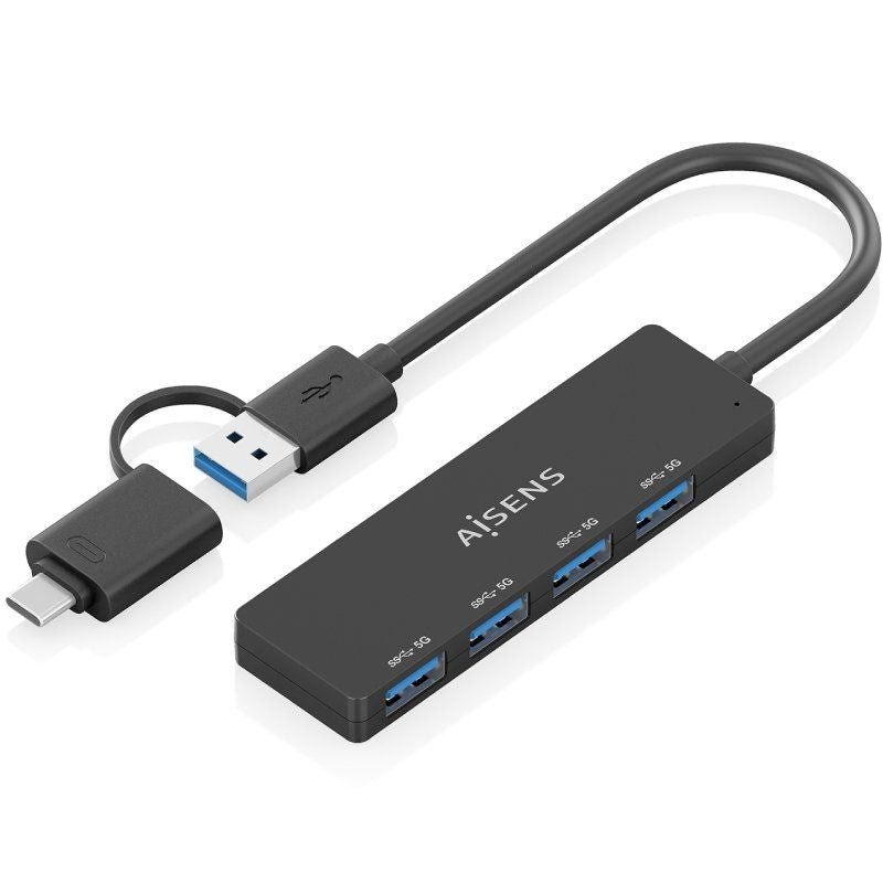 Hub USB Type-c + USB 3.1 Aisens A109-0987 / 4xusb