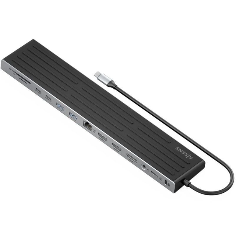 Aisens Asuc-13p042-gr Estação de Ancoragem USB Tipo C / 2xusb Tipo C / 1xusb Tipo C PD / 2xusb / 2x…