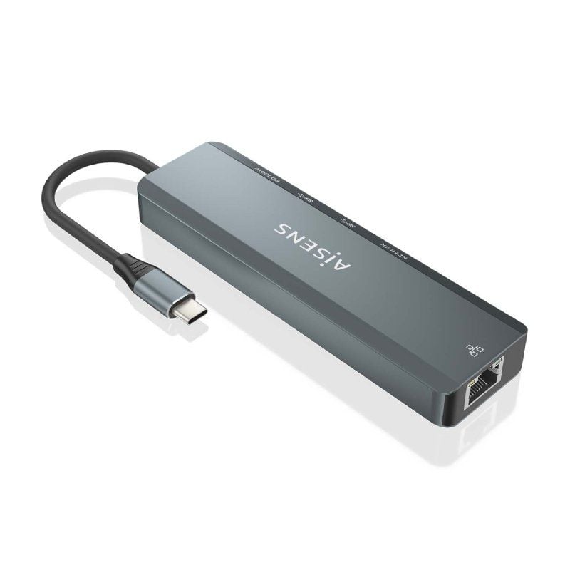 Base de Ligação USB Tipo C Aisens Asuc-5p011-gr / 1xhdmi / 2xusb / 1xrj45 / 1xusb Tipo C / 1xusb Ti…