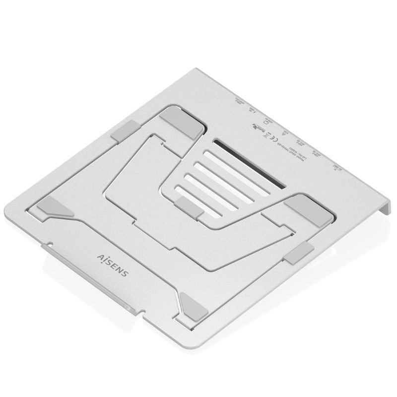 Suporte de Secretária - Base de Ligação USB Tipo C Aisens Asuc-7p045-gr / 1xusb / 1xusb Tipo C / 1x…