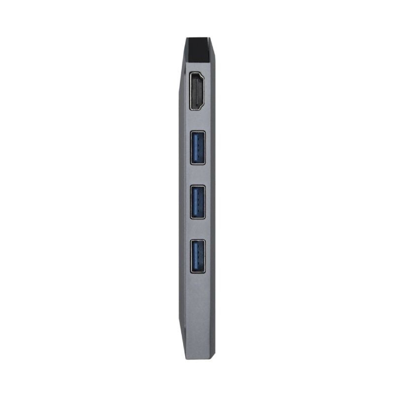 Base de Ligação USB Tipo C Aisens Asuc-8p004-gr / 1xhdmi / 3xusb / 1xrj45 / 1xleitor de Cartões / 1…