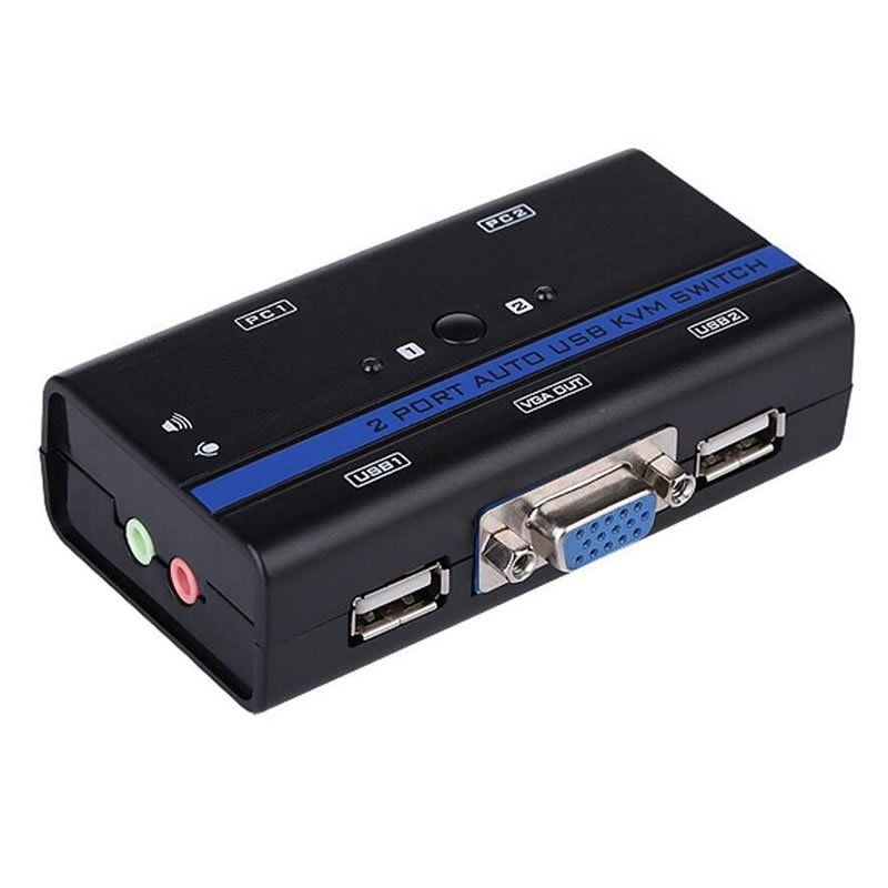 SVGA KVM Switch Aisens A111-0064 / 2PC com 1 Teclado e Rato Apenas