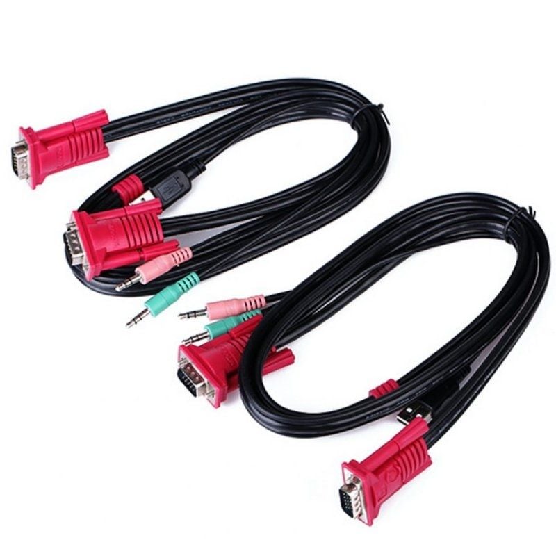 SVGA KVM Switch Aisens A111-0064 / 2PC com 1 Teclado e Rato Apenas