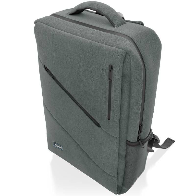 Mochila Aisens Urban & Office Asbg-bp085-gr para Computadores Portáteis Até 15,6" / Cinzento