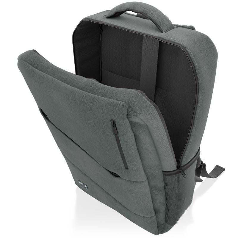 Mochila Aisens Urban & Office Asbg-bp085-gr para Computadores Portáteis Até 15,6" / Cinzento