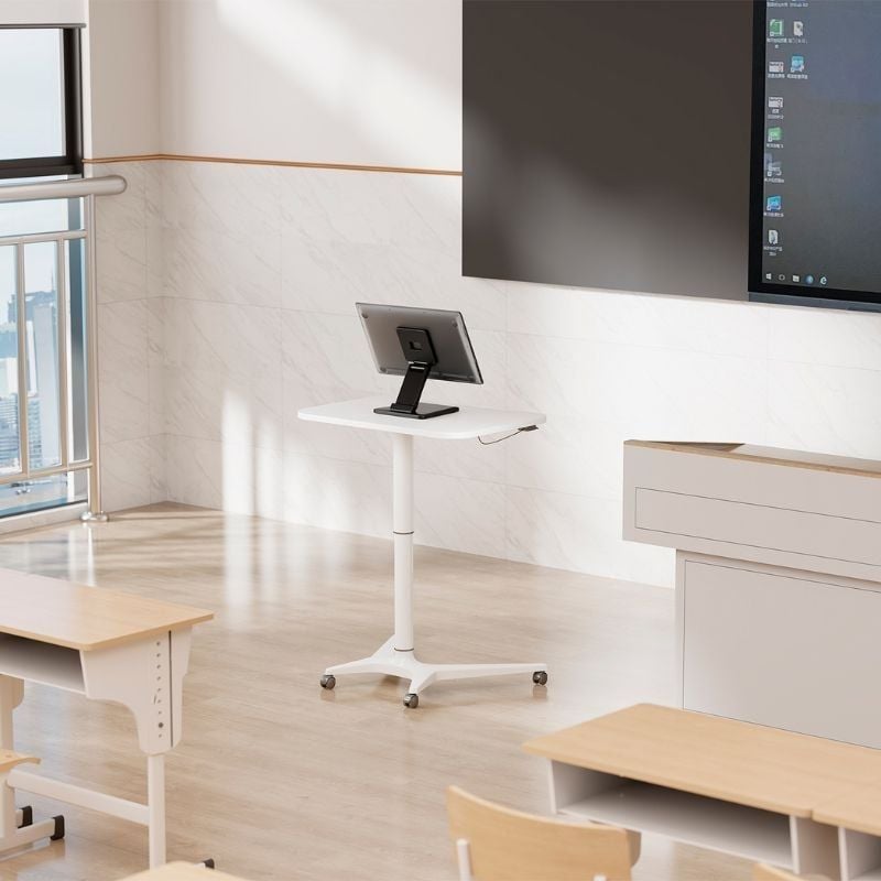 Suporte de Mesa para Monitor / POS Aisens Dt27t-443 / Inclinável / Até 10kg