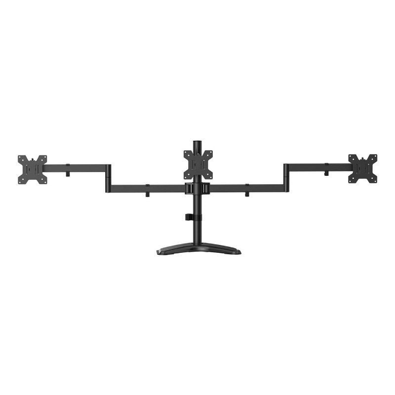Aisens Dt27tsr-287 Suporte para Monitor de Secretária para 3 Monitores / Giratório / Inclinado / At…