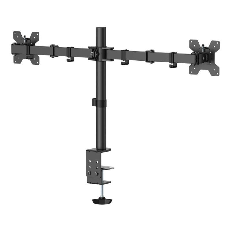 Suporte de Mesa para 2 Monitores Aisens Dt32tsr-279 / Giratório / Inclinado / Até 10kg