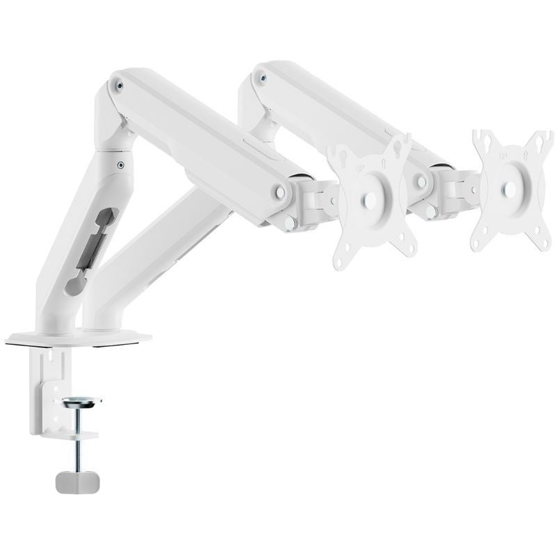 Suporte de Mesa com Contrapeso para 2 Monitores Aisens Dt32tsr-439 / Giratório / Inclinável / Até 9…
