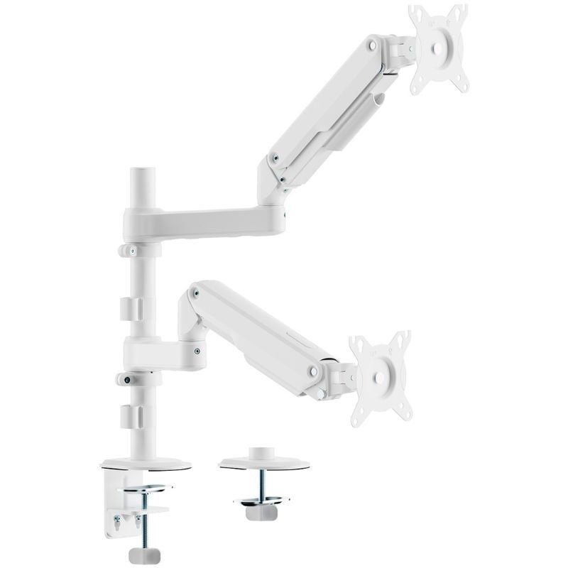 Suporte de Mesa com Contrapeso para 2 Monitores Aisens Dt32tsr-441 / Giratório / Inclinado / Até 9kg