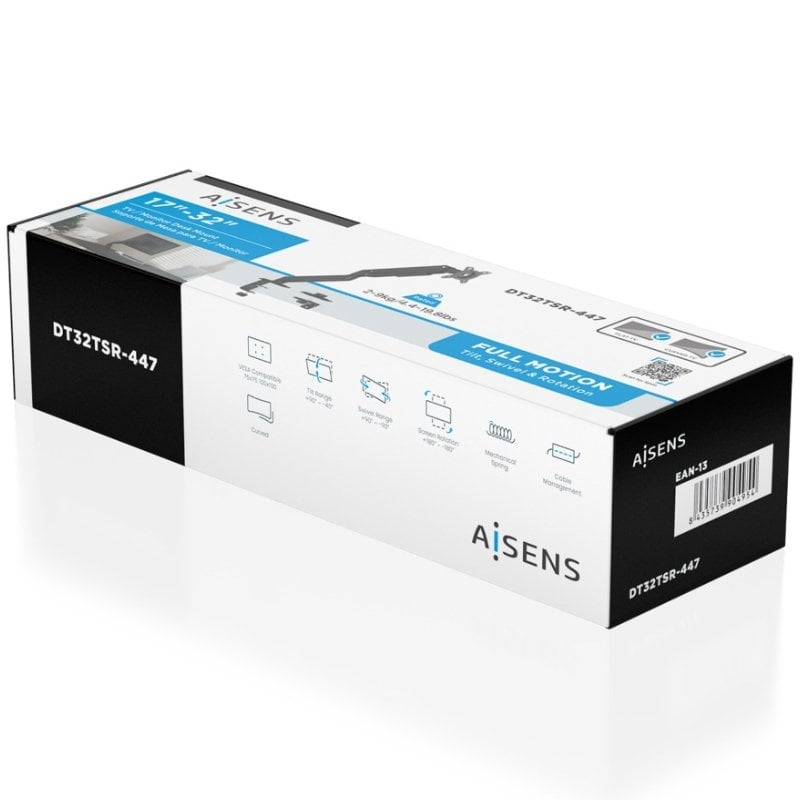 Aisens Dt32tsr-447 Suporte de Mesa para Monitor com Contrapeso / Giratório / Inclinável / Até 9 Kg
