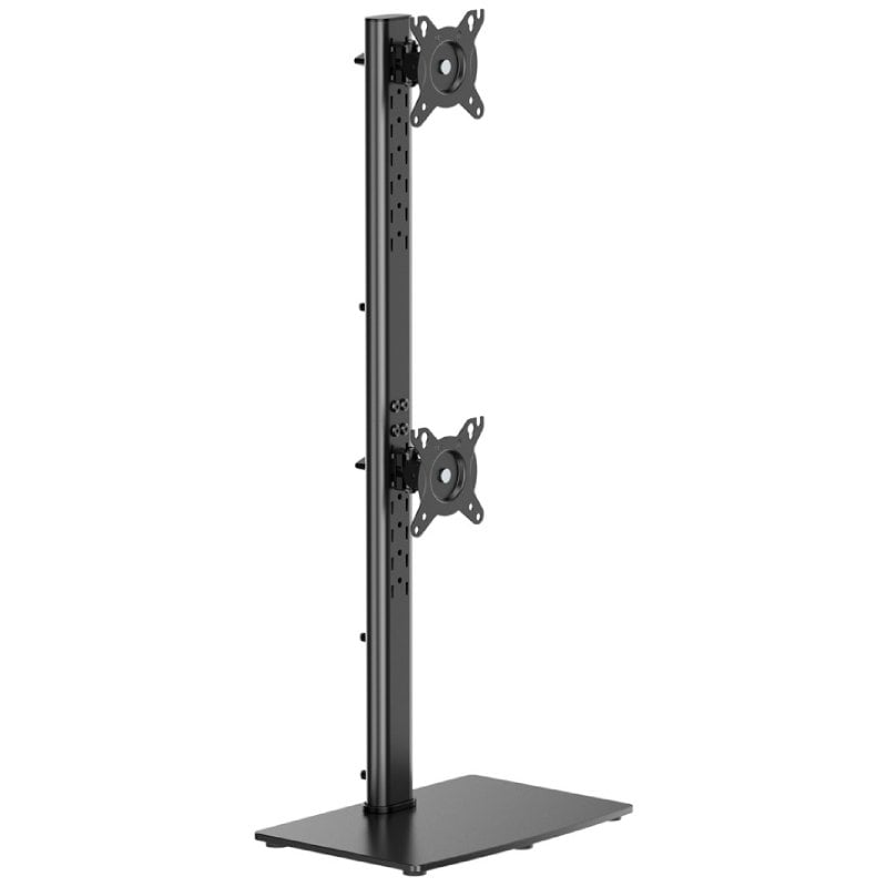 Suporte de Mesa para 2 Monitores Aisens Dt34tsr-459 / Giratório / Inclinado / Até 12kg