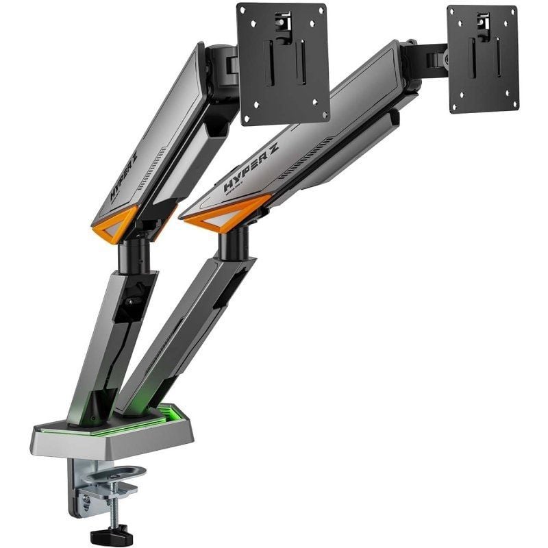 Aisens Dt38tsrrgb-349 Suporte para Monitor de Mesa para Jogos / Giratório / Inclinado / Até 16kg /…