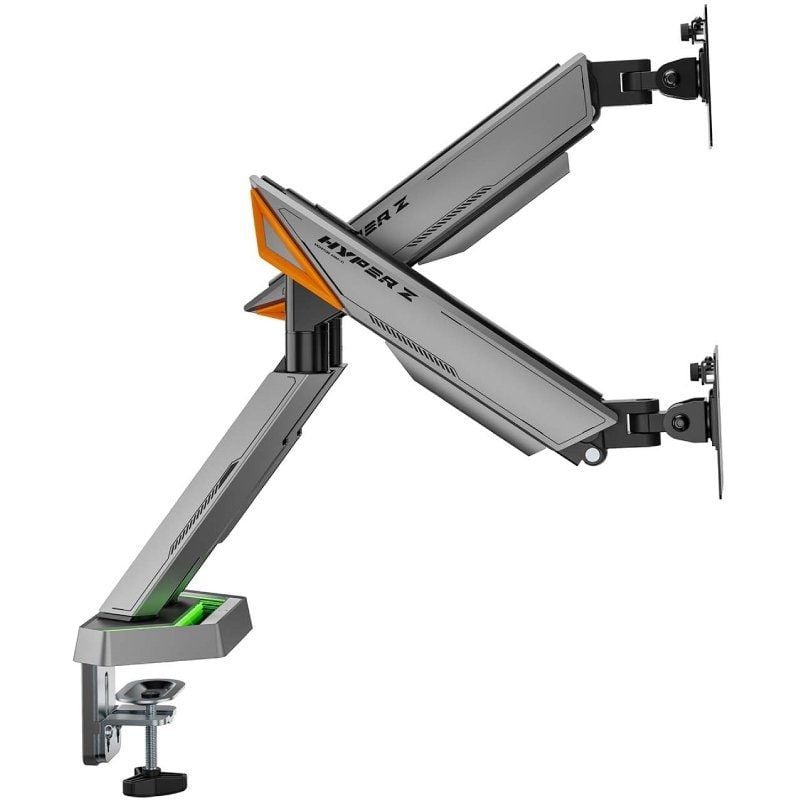 Aisens Dt38tsrrgb-349 Suporte para Monitor de Mesa para Jogos / Giratório / Inclinado / Até 16kg /…