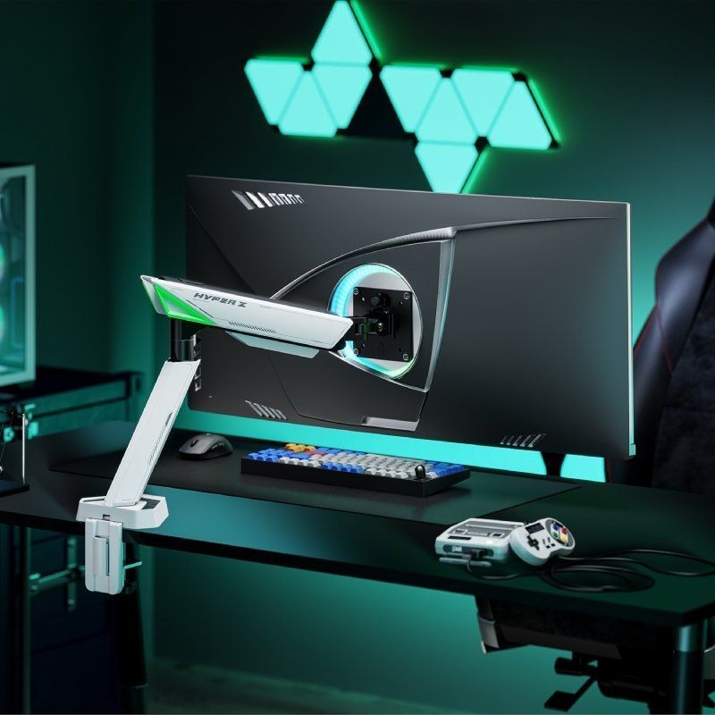 Aisens Dt49tsr-343 Suporte de Mesa para Jogos com Contrapeso para Monitor / Giratório / Inclinado /…