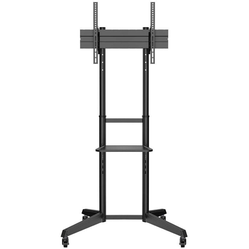 Suporte de Chão Inclinável Aisens Ft70te-211 com Rodízios para Televisores de 37-70" / Até 50kg