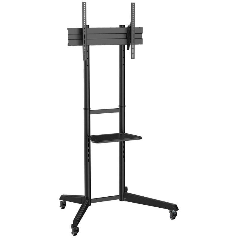Suporte de Chão Inclinável Aisens Ft70te-211 com Rodízios para Televisores de 37-70" / Até 50kg