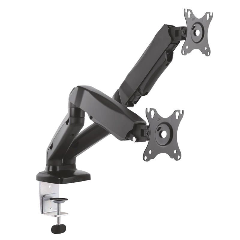 Suporte de Mesa com Contrapeso para 2 Monitores Aisens Dt27tsr-045 / Giratório / Inclinável / Até 9…
