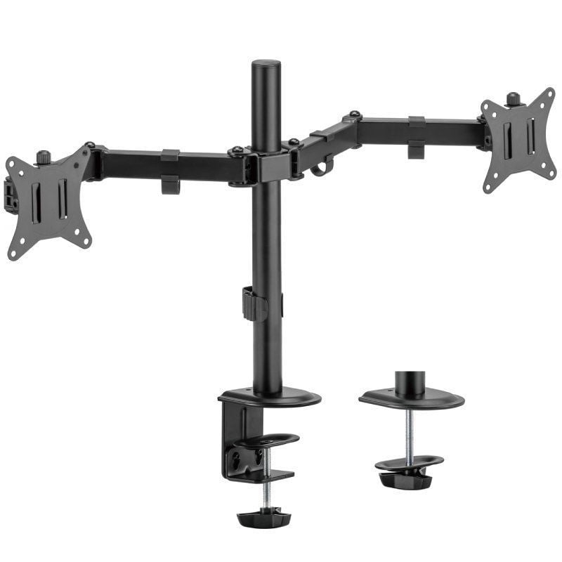 Suporte de Mesa para 2 Monitores Ou Tvs Aisens Dt32tsr-149 / Giratório / Inclinado / Até 9kg