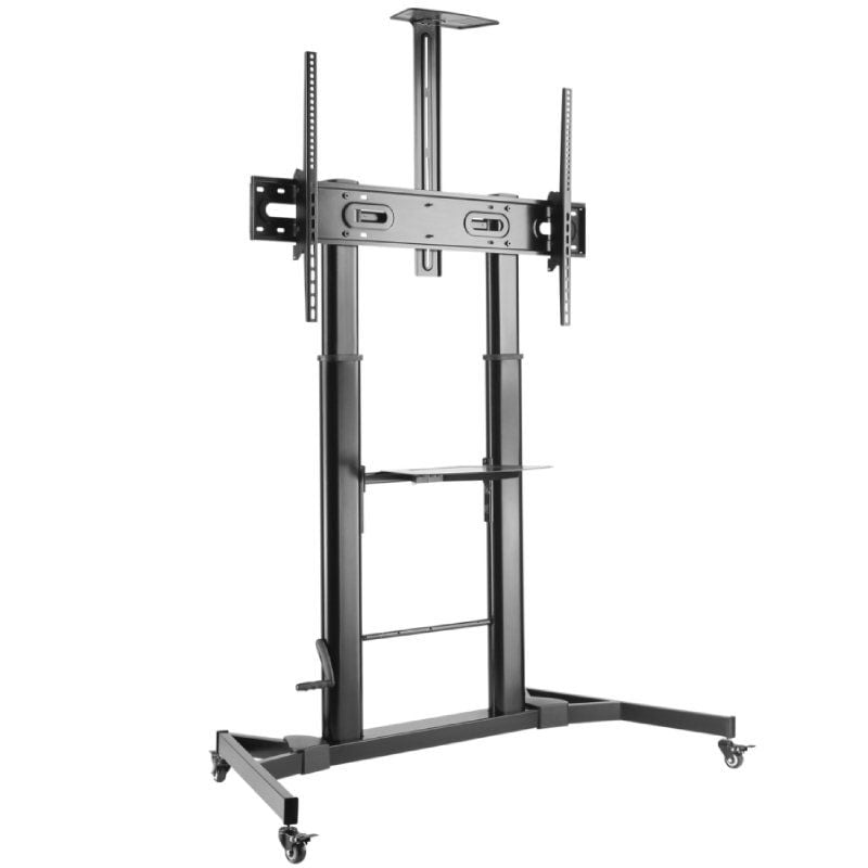 Aisens Ft100te-171 Suporte de Chão Inclinável com Rodízios e Manivela para TV 60-100" / Até 100kg