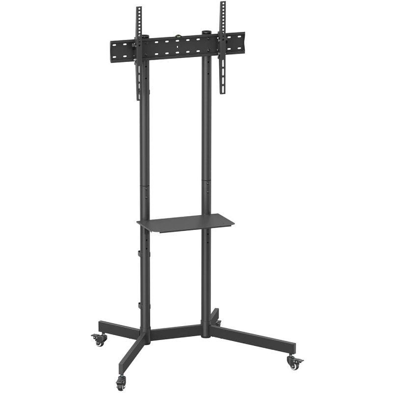 Aisens Ft70te-333 Suporte de Chão Inclinável com Rodízios para TV 37"-70" / Até 45kg