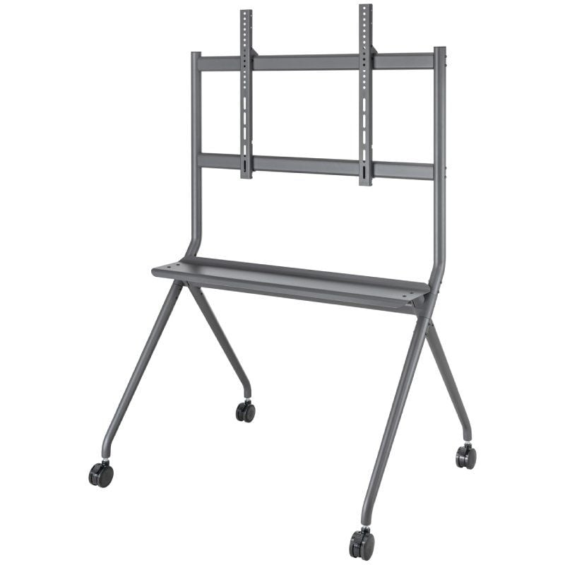 Aisens Ft86fe-143 Suporte de Chão com Rodízios para TV Ou Ecrã Interativo 50"-86" / Até 120kg