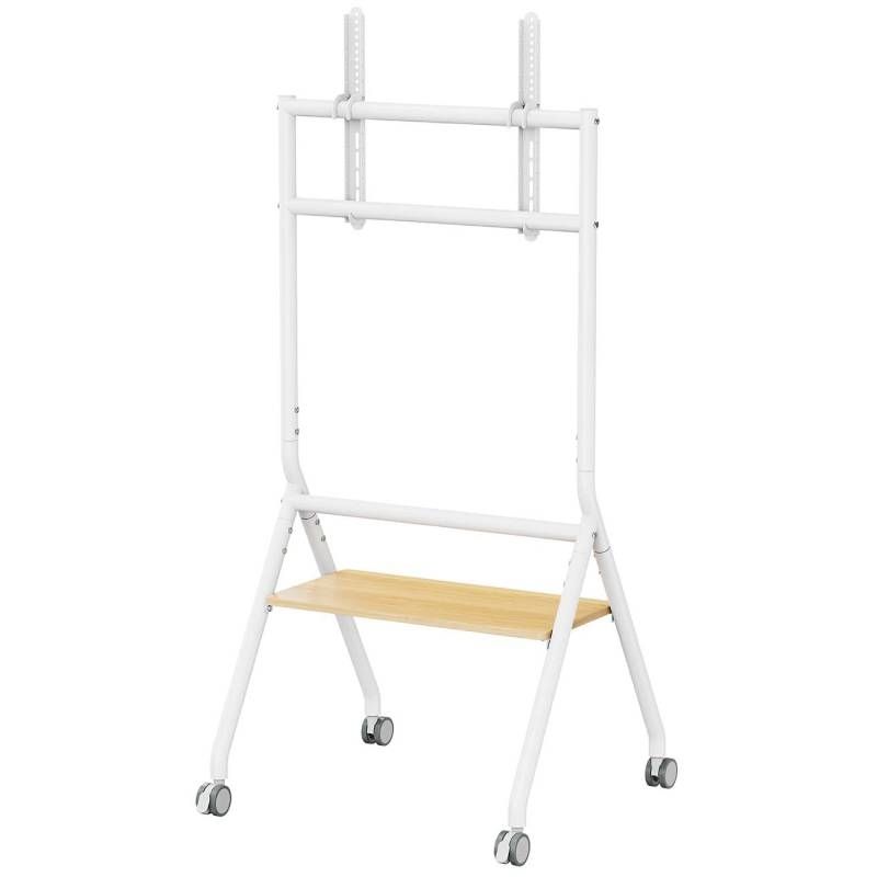 Suporte de Chão Aisens Ft86fe-331 com Rodízios para Televisores de 37-86" / Até 50kg