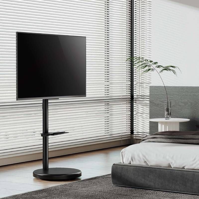 Aisens Ft86tre-303 Suporte de Chão com Rodízios para Televisores 37-86" / Até 50kg