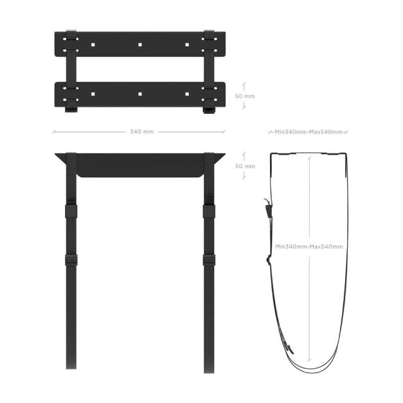 Aisens Mpc07-209 Suporte de Mesa para PC / Até 10kg