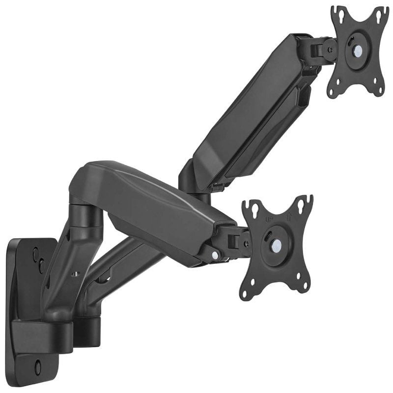 Suporte de Parede para 2 Monitores Ou TV Aisens Wt32tsr-225 / Giratório / Inclinado / Até 9kg