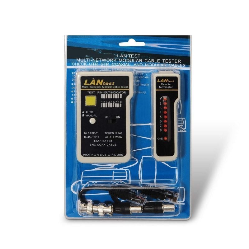 Testador Aisens A142-0314 para Rj11-rj12-rj45 / Coaxial