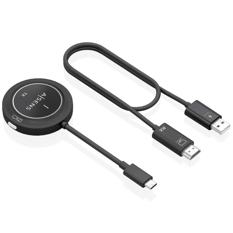 Aisens Aswl-h2kc30m003-bk Transmissor / Adaptador de Vídeo sem Fios USB Tipo C - HDMI