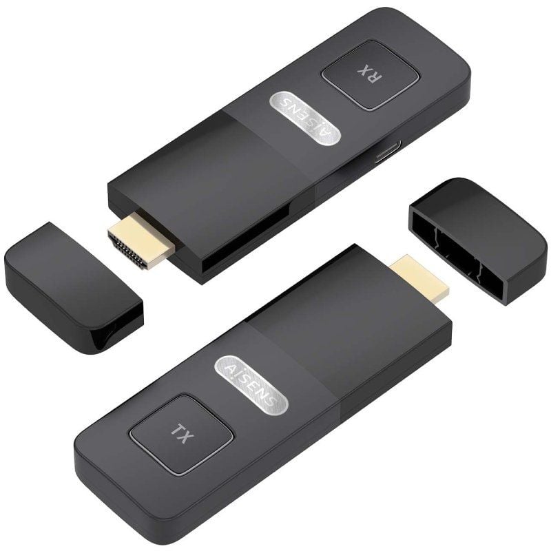 Adaptador / Transmissor de Vídeo HDMI sem Fios Aisens Aswl-h2k30m001-bk