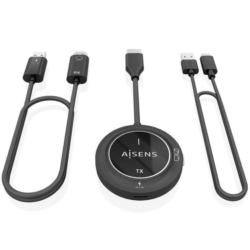 Adaptador / Transmissor de Vídeo HDMI sem Fios Aisens Aswl-h2k30m002-bk