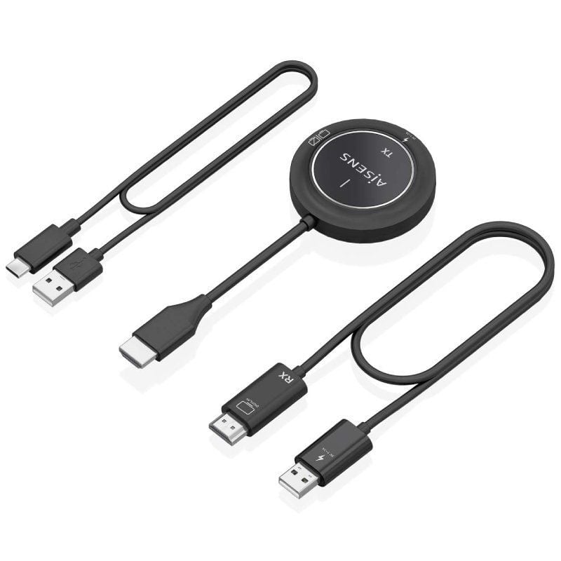 Adaptador / Transmissor de Vídeo HDMI sem Fios Aisens Aswl-h2k30m002-bk
