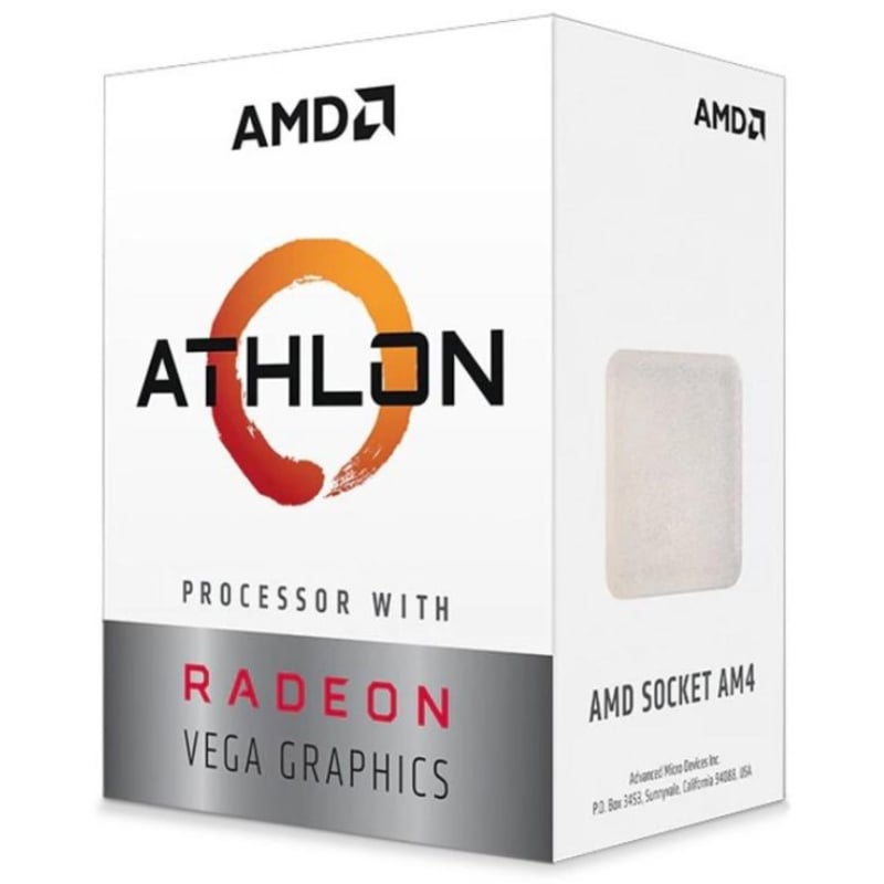 Processador AMD Athlon 3000G a 3,5 Ghz, Soquete AM4