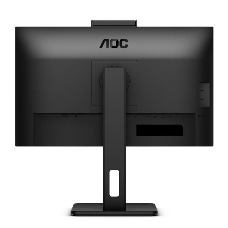 Monitor Profissional AOC 24P3QW 23,8" / Full HD / Webcam / Multimédia / Ajustável em Altura / Preto