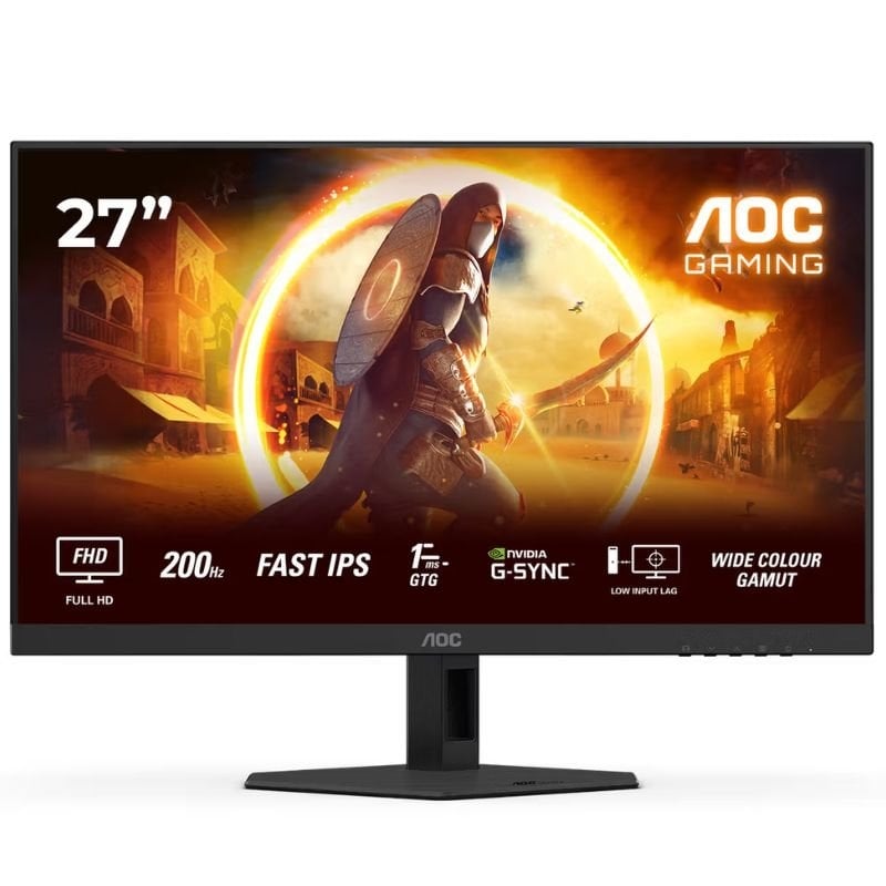 Monitor para Jogos AOC 27G4HRE 27" / Full HD / 1ms / 200hz / IPS / Multimédia / Preto