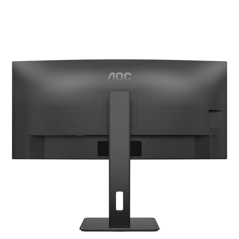 Monitor Profissional Curvo AOC CU34P3CV 34" / WQHD / Multimédia / Ajustável em Altura / Preto