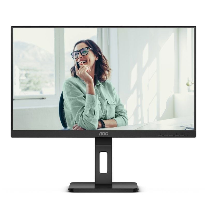 Monitor Profissional AOC Q27P3CV 27" / QHD / Multimédia / Ajustável em Altura / Preto