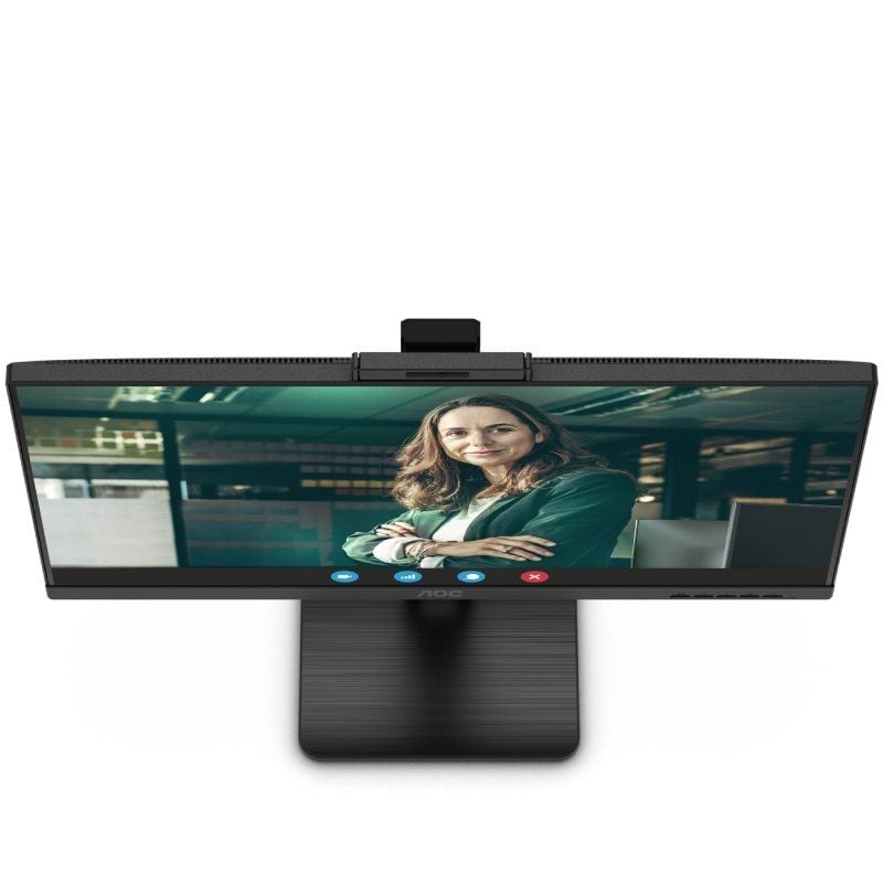 Monitor Profissional AOC Q27P3QW 27" / QHD / Webcam / Multimédia / Ajustável em Altura / Preto