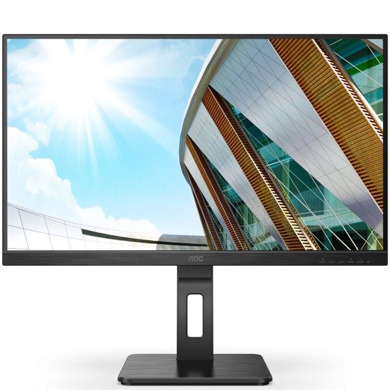 Monitor Profissional AOC U27P2CA 27" / 4K / Multimédia / Ajustável em Altura / Preto