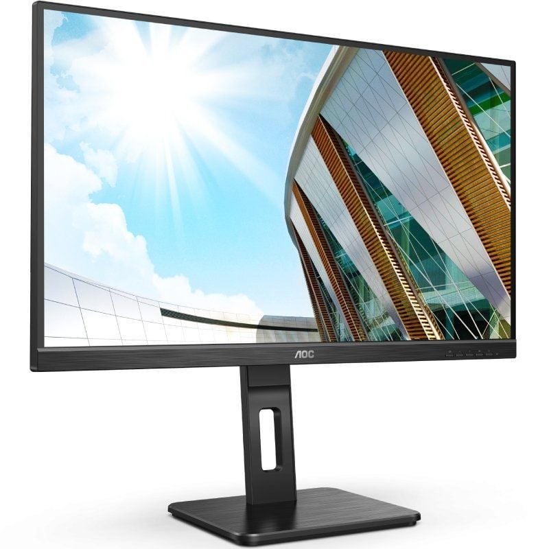 Monitor Profissional AOC U27P2CA 27" / 4K / Multimédia / Ajustável em Altura / Preto