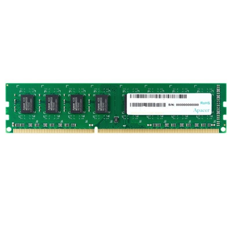 Memória RAM Apacer 4GB / DDR3 / 1333mhz / 1.35v / CL9 / DIMM