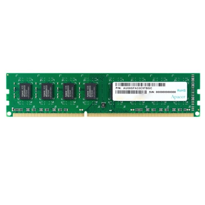 Memória RAM Apacer 8GB / DDR3 / 1600mhz / 1.5v / CL11 / DIMM